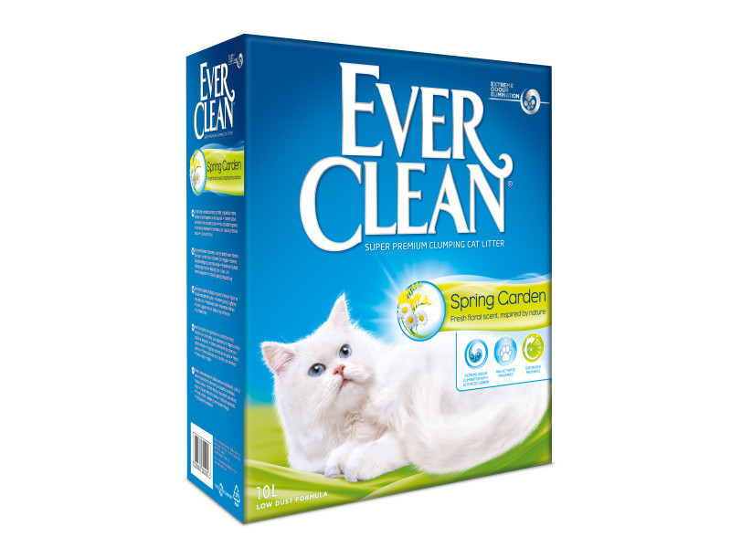 Ever Clean Spring Garden Çiçek Kokulu Topaklanan Kedi Kumu 10LT Ever Clean Spring Garden Çiçek Kokulu Topaklanan Kedi Kumu 10LT