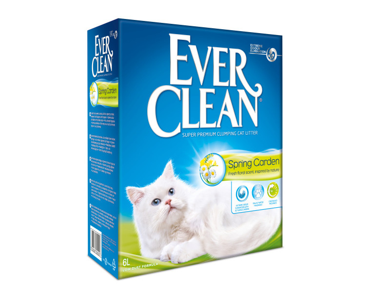 Ever Clean Spring Garden Çiçek Kokulu Topaklanan Kedi Kumu 6LT Ever Clean Spring Garden Çiçek Kokulu Topaklanan Kedi Kumu 6LT